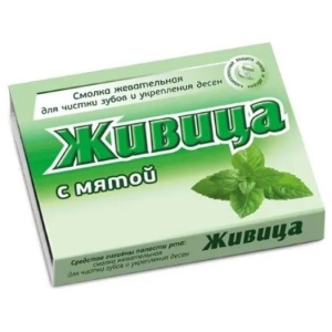 Купить: Живица Таёжная 5 шт жевательная резинка лиственница с мятой