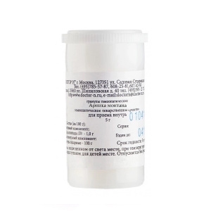 Купить: Арника Монтана С 200 5 г гранулы гомеопатические монокомпонентный препарат растительного происхождения