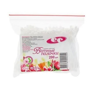 Купить: Ватные палочки 200 шт пакет