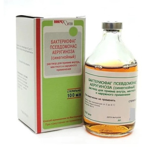 Купить: Бактериофаг Синегнойный 100 мл 1 шт раствор для внутреннего, наружного и местного применения флакон