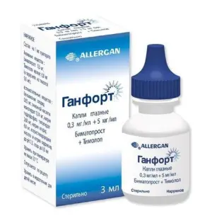 Купить Ганфорт 3 мл капли глазные