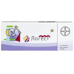 Купить Логест 21 шт таблетки покрытые оболочкой