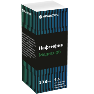 Купить: Нафтифин Медисорб 1 % 30 мл раствор для наружного применения