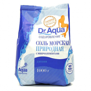 Купить: Dr.Aqua 1 кг соль для ванн морская природная