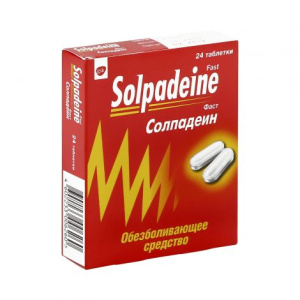 Купить: Солпадеин Фаст 24 шт таблетки покрытые пленочной оболочкой