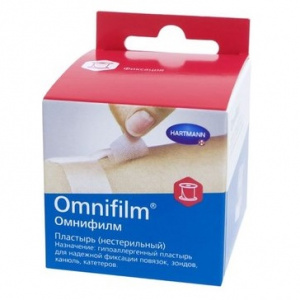 Купить: Omnifilm 2,5 см x 500 см пластырь прозрачный пористая ткань