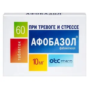 Купить Афобазол 10 мг 60 шт таблетки