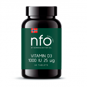 Купить: NFO Витамин D 1000 МЕ 60 шт таблетки