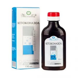 Купить Mirrolla 150 мл шампунь от перхоти с кетоконазалом