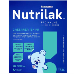 Купить: Nutrilak Premium Caesarea Бифи смесь молочная сухая адаптированная 350г