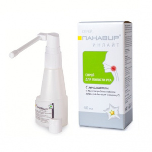 Купить: Панавир Инлайт 40 мл спрей для полости рта с эвкалиптом