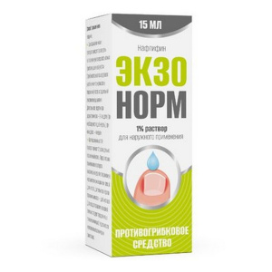 Купить: Экзонорм 1 % 15 мл раствор для наружного применения