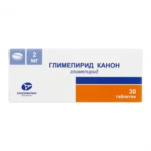 Купить Глимепирид Канон таблетки 2мг №30