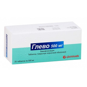 Купить: Глево 500 мг 25 шт таблетки покрытые пленочной оболочкой