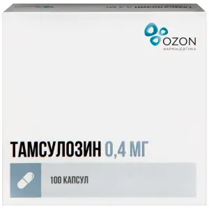 Купить Тамсулозин 0,4 мг 100 шт капсулы с пролонгированным высвобождением