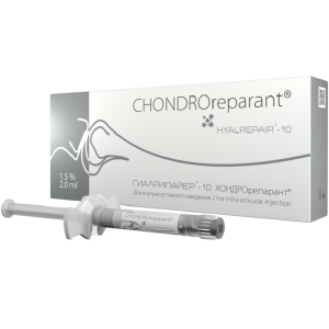 Купить: Гиалрипайер-10 Хондрорепарант 1,5 % 2 мл 1 шт гель