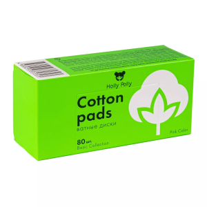 Купить: Holly polly 80 шт ватные диски косметические розовые