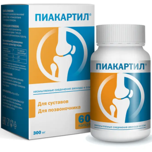 Купить: Пиакартил 300 мг 60 шт капсулы
