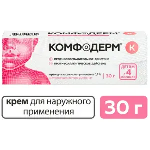 Купить Комфодерм К 0,1% 30 г крем для наружного применения туба
