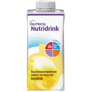 Купить: Нутридринк 200 мл напиток для энтерального питания ваниль