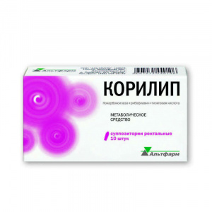 Купить: Корилип 10 шт суппозитории ректальные