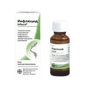 Купить: Инфлюцид 30 мл капли гомеопатические