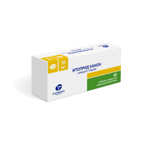 Купить: Итоприд-Канон 50 мг 40 шт таблетки покрытые пленочной оболочкой