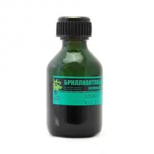 Купить Бриллиантовый Зеленый 1 % 25 мл раствор для наружного применения спиртовой винтовая крышка