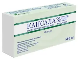 Купить Кансалазин 500 мг 30 шт суппозитории ректальные