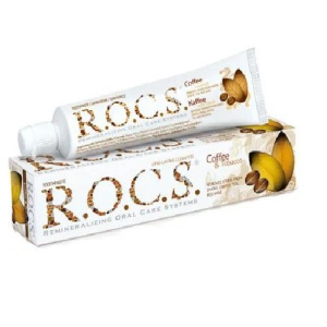 Купить: Rocs 74 г паста зубная кофе и табак