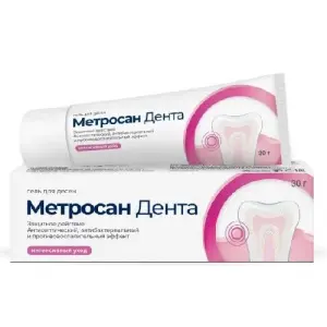 Купить Метросан Дента 25 мл гель для десен