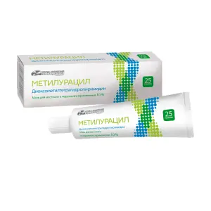 Купить Метилурацил 10% 25 г мазь для местного и наружного применения