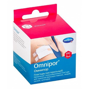 Купить: Omnipor 5 см x 500 см нетканая основа белый