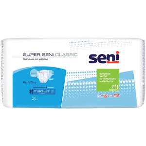 Купить: Seni Super Classic 30 шт подгузники размер M