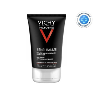 Купить: Vichy Homme Sensi Baume 75 мл бальзам смягчающий  после бритья для мужчин устраняющий раздражение