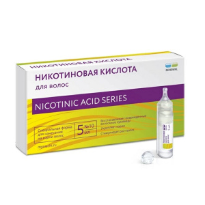 Купить: Никотиновая кислота Реневал 5 мл 10 шт раствор для наружного применения для волос ампулы