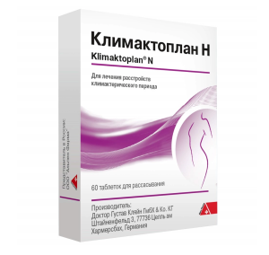 Купить: Климактоплан-Н 60 шт таблетки для рассасывания