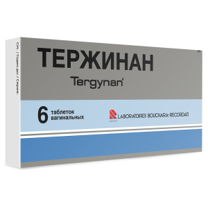 Купить: Тержинан 6 шт таблетки вагинальные