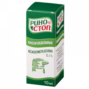 Купить Риностоп 0,1% 10 мл капли назальные