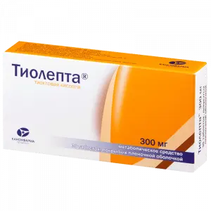 Купить Тиолепта 300 мг 30 шт таблетки покрытые оболочкой