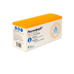 Купить: Респифорб 320 мкг + 9 мкг 60 доз капсулы с порошком для ингаляций