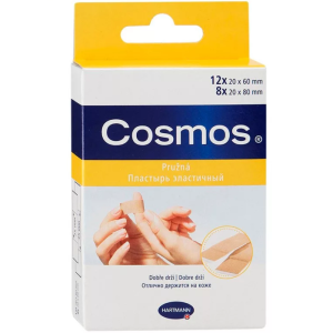 Купить: Cosmos Elastic 20 шт пластырь 2-х размеров