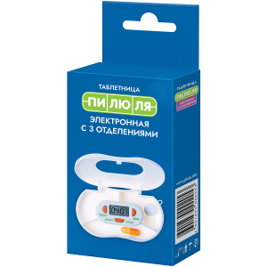 Купить: Таблетница пилюля электронная 2 лекарства с таймером