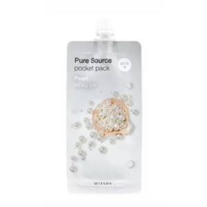 Купить: Missha Pure Source Pocket Pack 10 мл маска для лица увлажняющая с эктрактом жемчуга