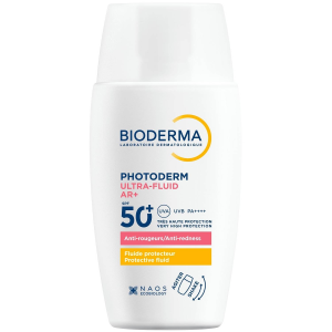 Купить: Bioderma Photoderm Ultra-Fluid AR + SPF 50 + 40 мл флюид солнцезащитный для чувствительной кожи с покраснениями