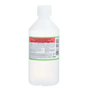 Купить Перекись Водорода 3% 100 мл раствор для наружного и местного применения флакон (дезинфицирующее средство)