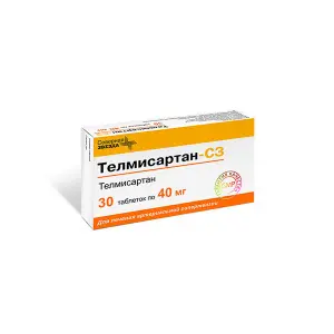 Купить Телмисартан-СЗ 40 мг 30 шт таблетки