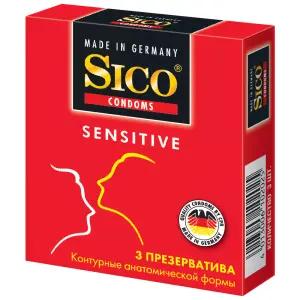 Купить Sico Sensitive 3 шт презервативы контурные