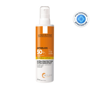 Купить: La Roche-Posay Anthelios 200 мл спрей невидимый солнцезащитный  для лица и тела SPF 50+ PPD 37