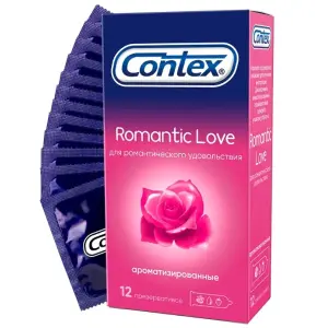 Купить Contex Romantic Love 12 шт ароматизированные презервативы